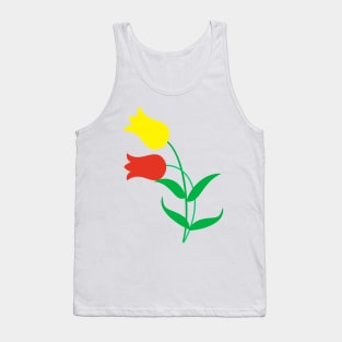 Red and yellow tulips Tank Top